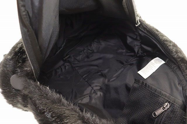 シュプリーム SUPREME × THE NORTHFACE 20AW FAUX FUR BACKPACK BLACK