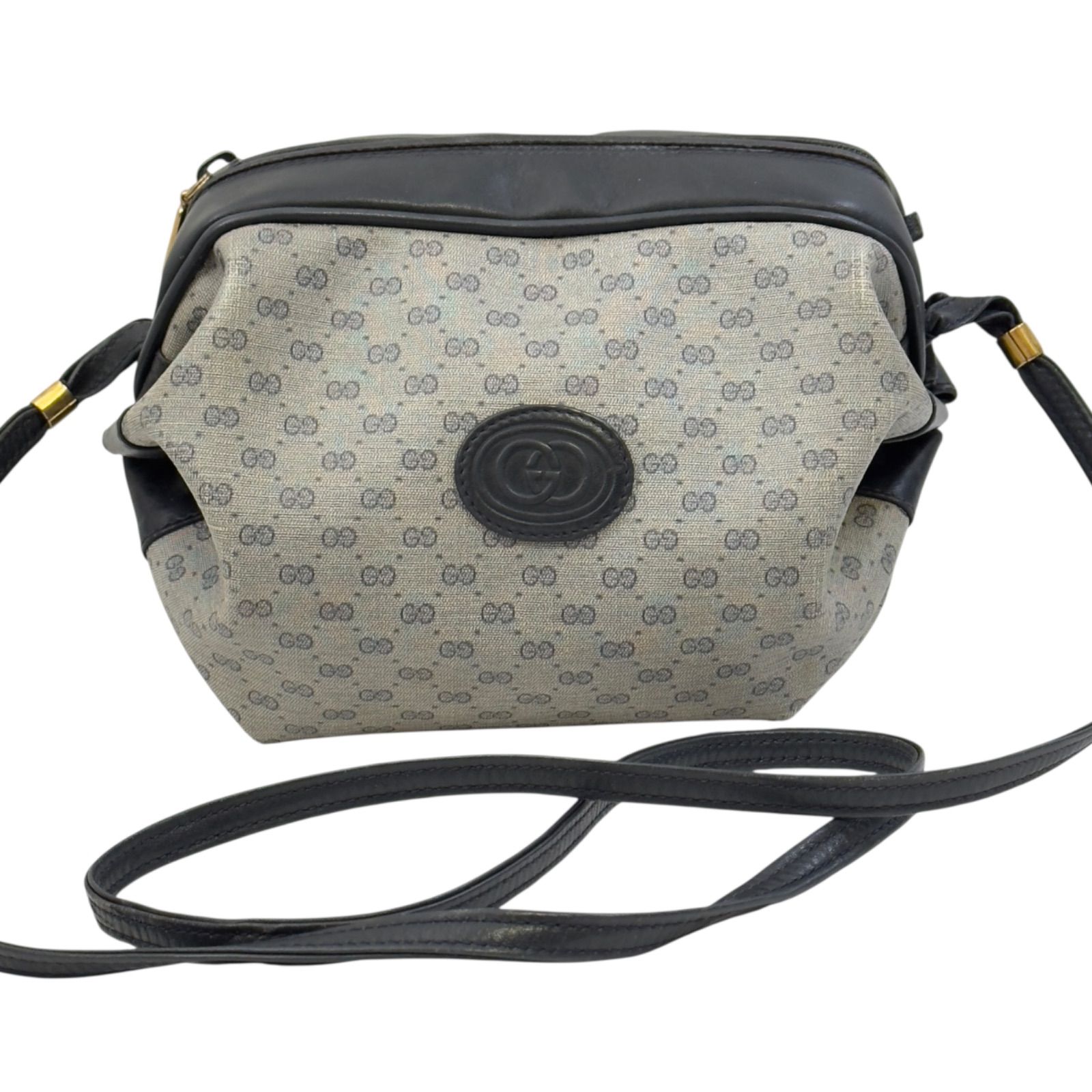 GUCCI 希少 オールドグッチ グッチ マイクロGG ロゴ ショルダーバッグ 