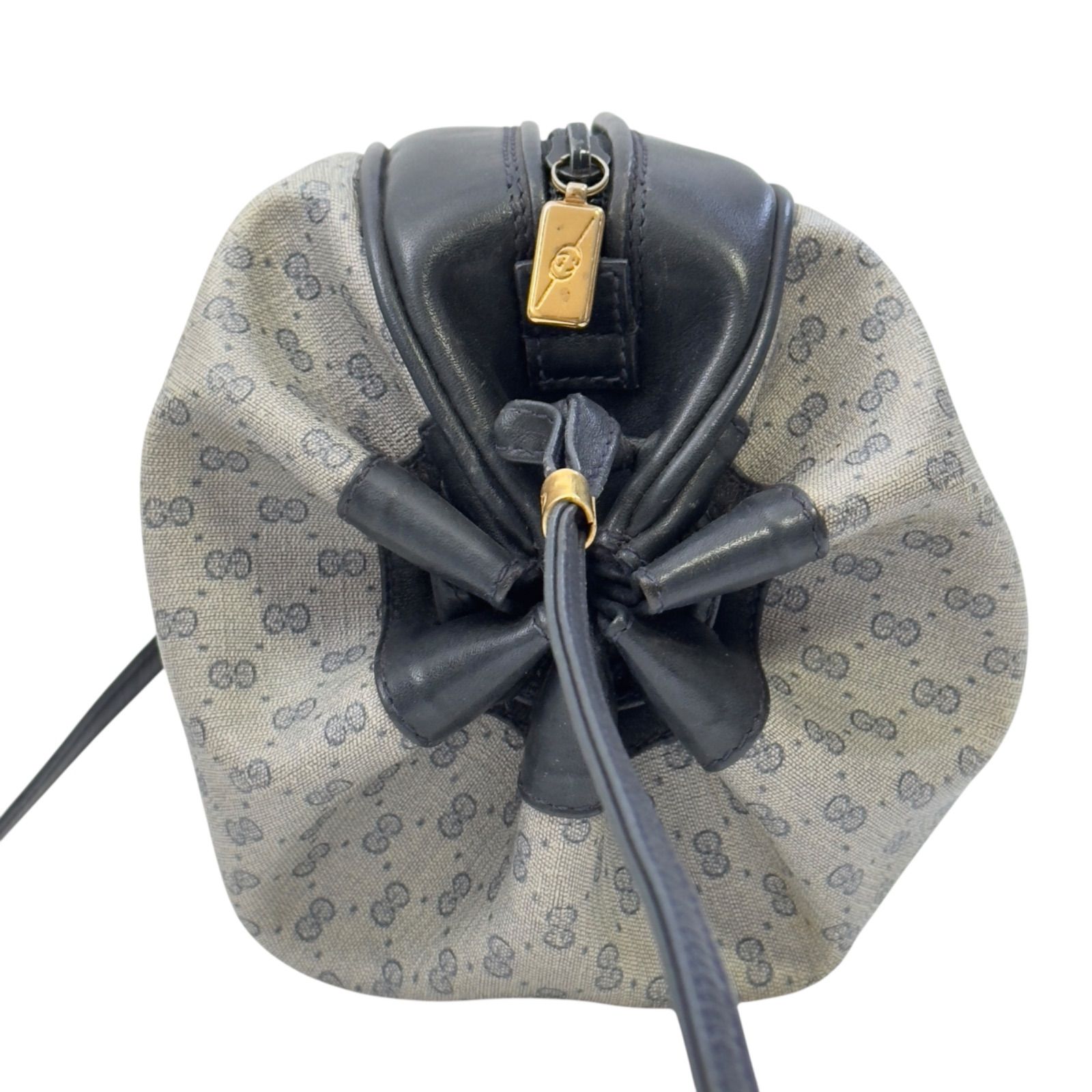 GUCCI 希少 オールドグッチ グッチ マイクロGG ロゴ ショルダーバッグ 
