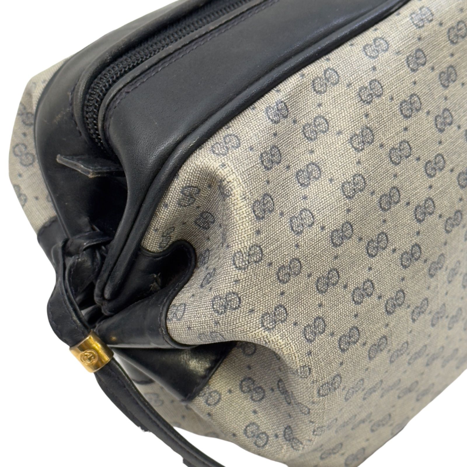 GUCCI 希少 オールドグッチ グッチ マイクロGG ロゴ ショルダーバッグ 