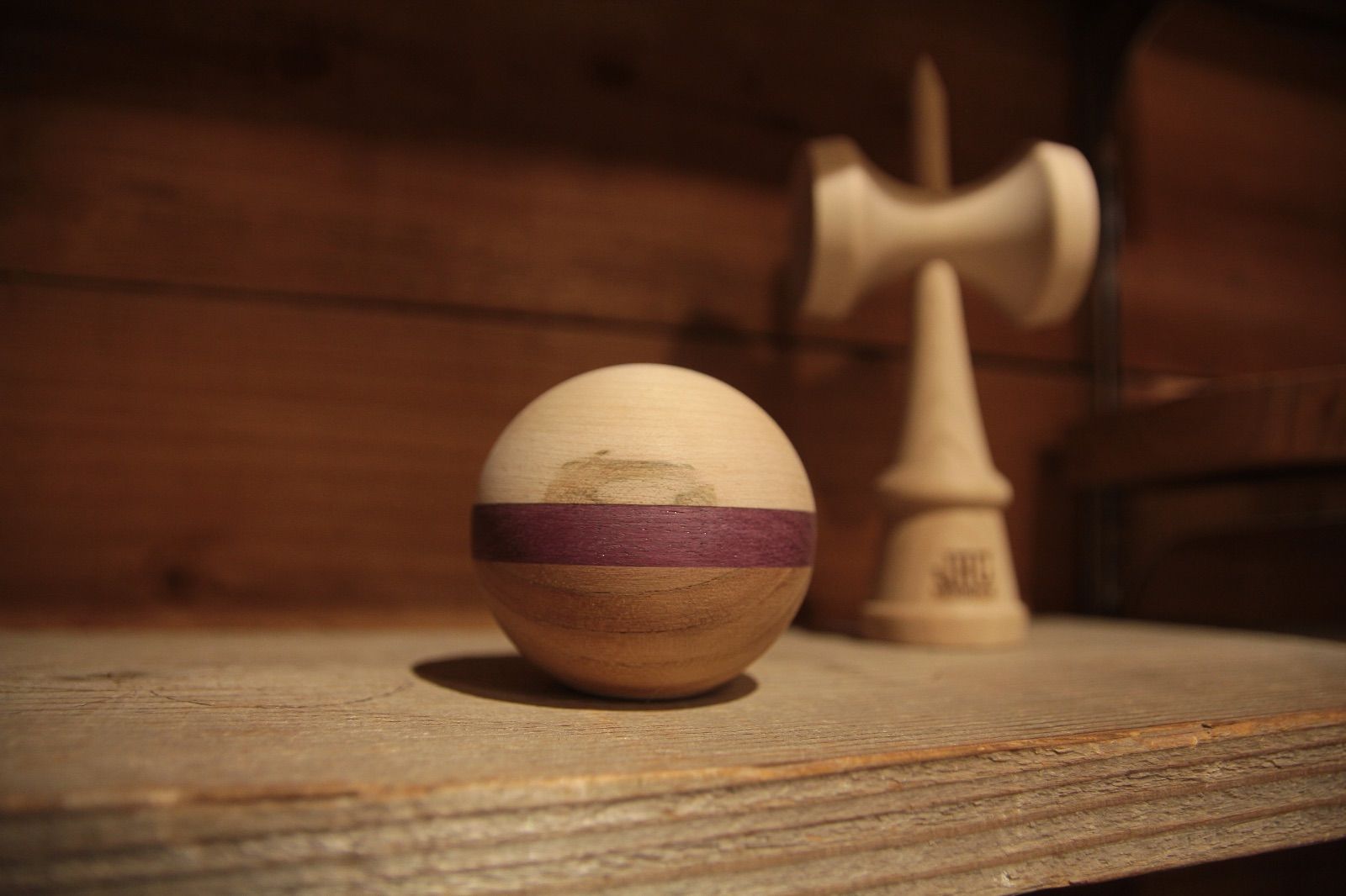 わけあり特価 JAC kendama 10MM LINE LAMINATED MAPLE SMOOTHIE けん玉