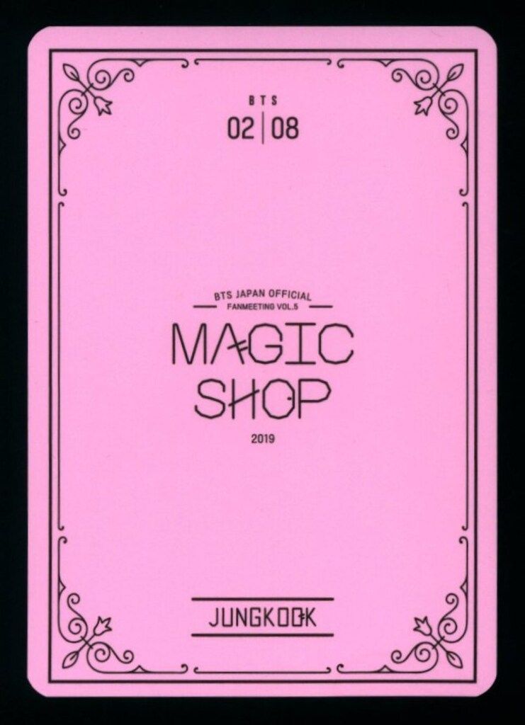 BTS FAN MEETING VOL.5 MAGIC SHOP JUNG KOOK ミニフォトカード 2/8