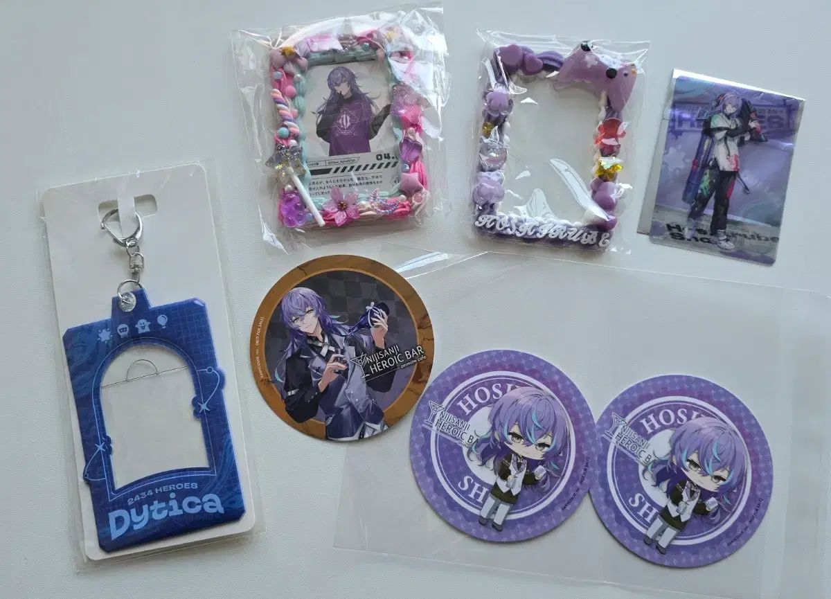 にじさんじ ホシルベ ショ 特典コースター チェキ 硬質ケースデコ デコケース グッズ セット