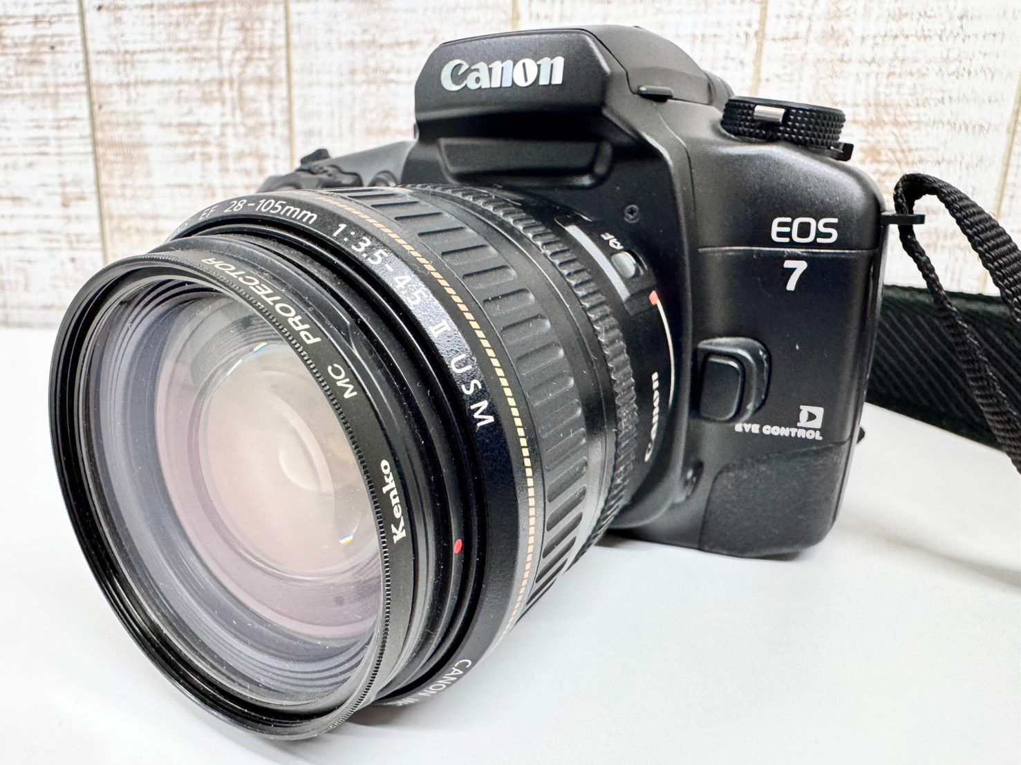 Canon キャノン EOS7 フィルムカメラ ストロボ ジャンク品 28-105mm