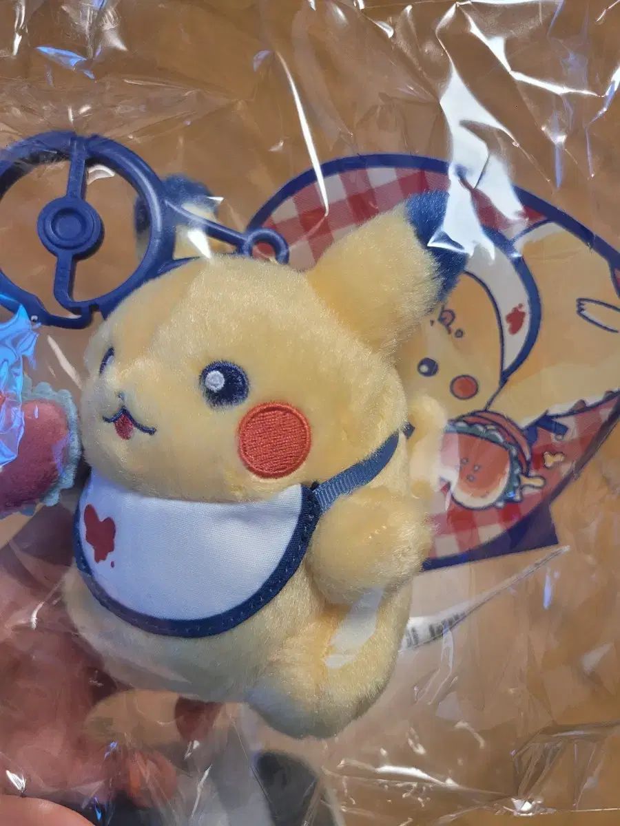 ポケセンマスコットキーホルダー ピカチュウダイナー ハンバーガー