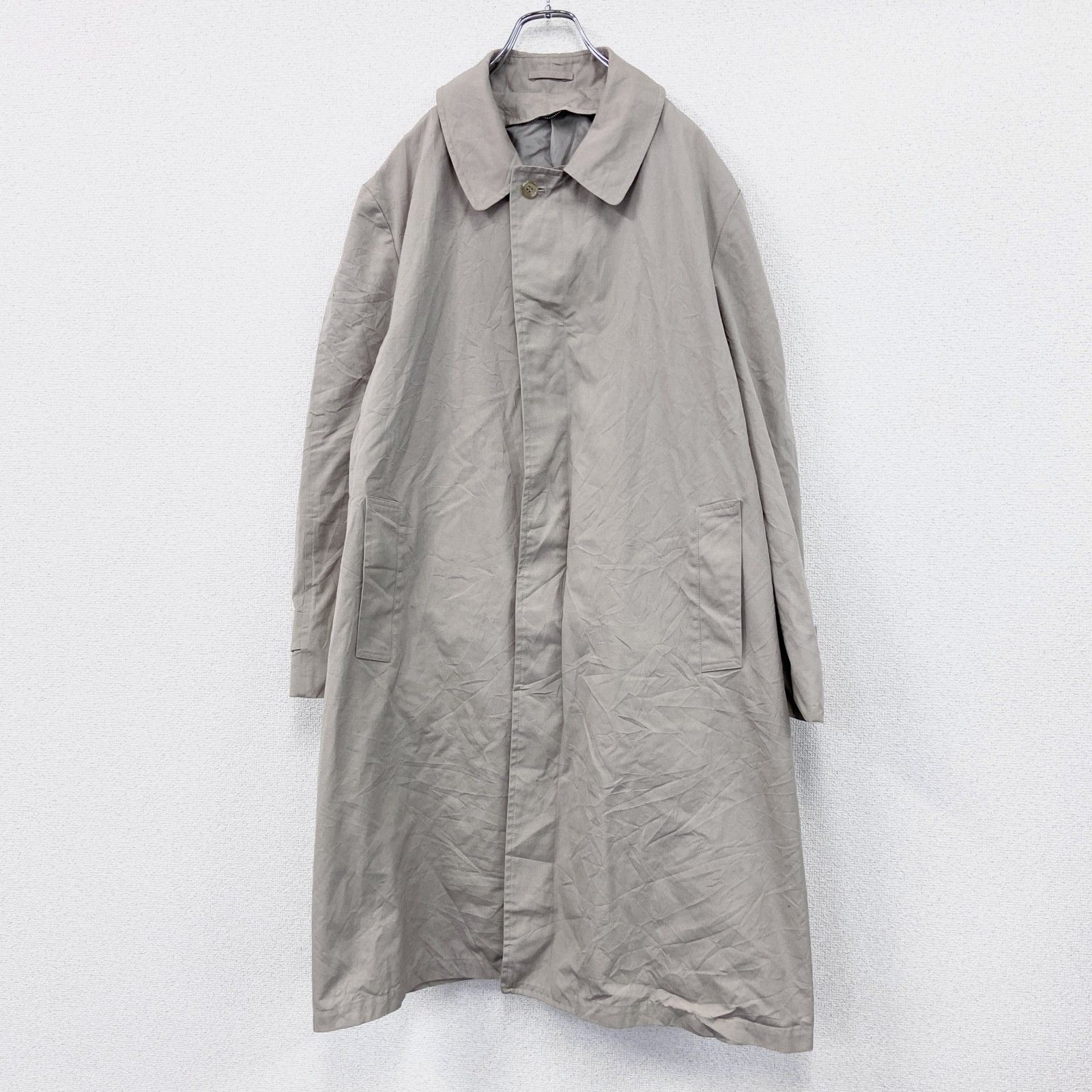 古着 used LONDON FOG ロンドンフォグ トレンチコート 比翼仕立て ベージュ 44サイズ