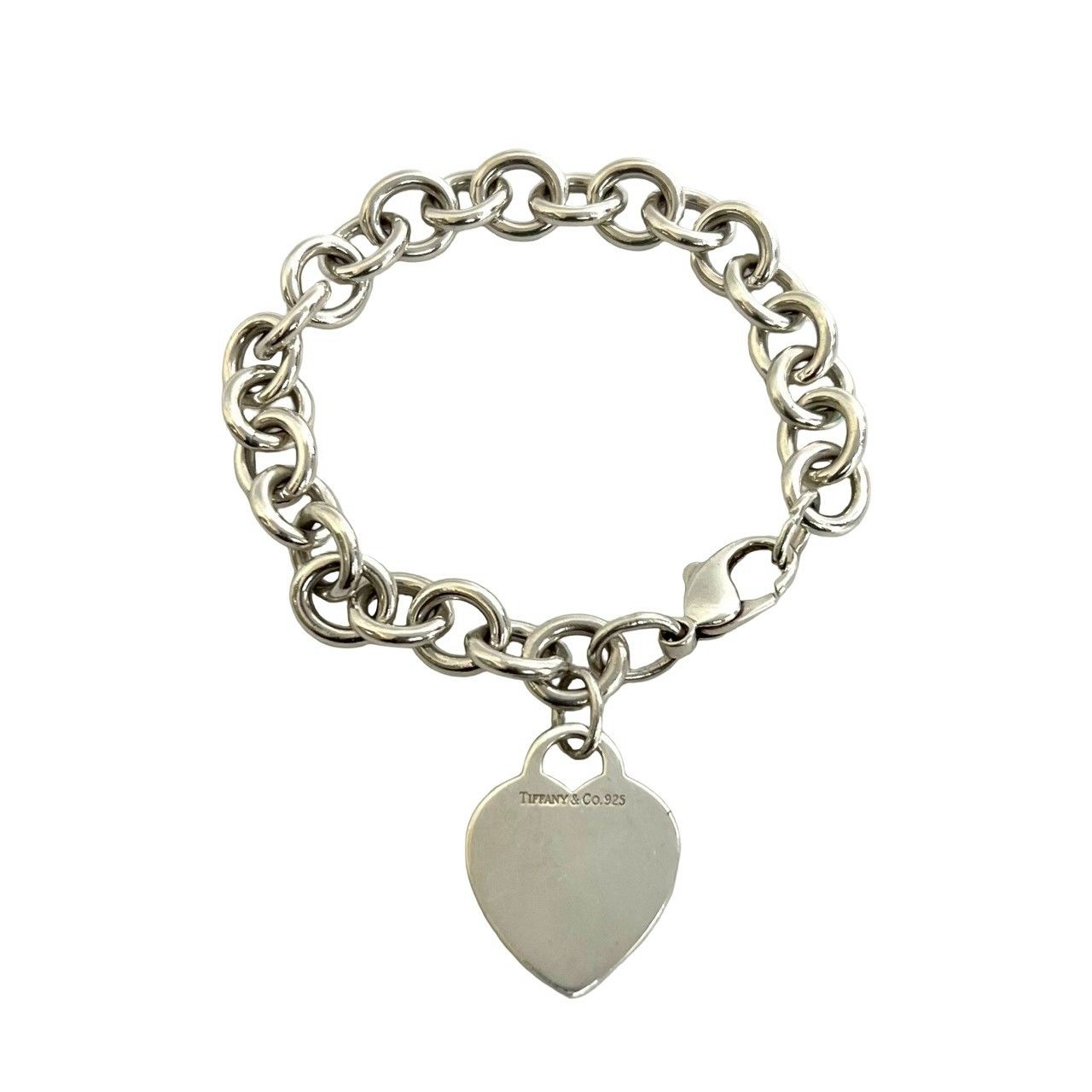 Tiffany&Co リターントゥ　ティファニー 925 ブレスレット バングル 廃盤 希少品 美品 ブルー ハート 刻印 バングル ブレスレット