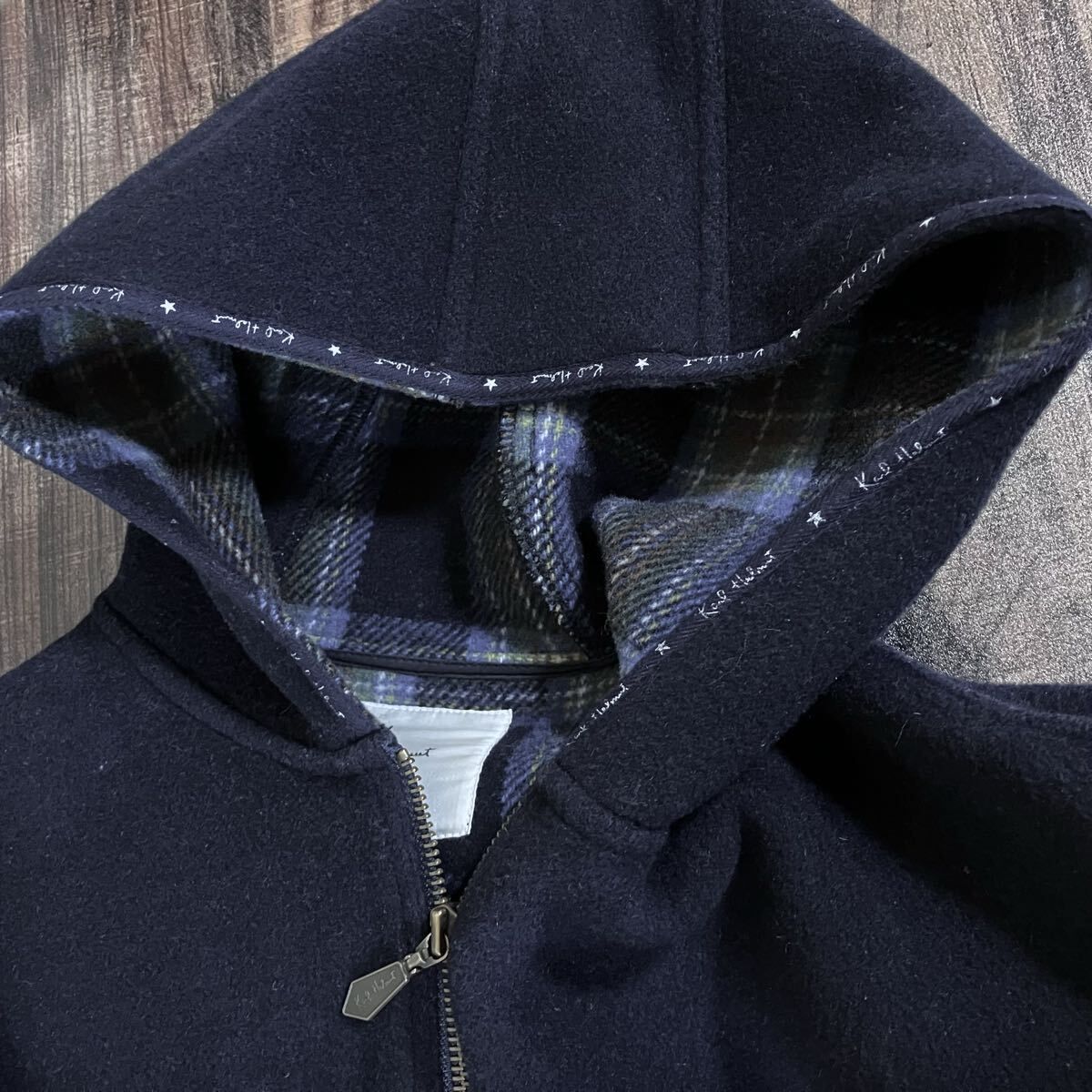 Karl Helmut カールヘルム ウール メルトン ダブルフェイス カデット