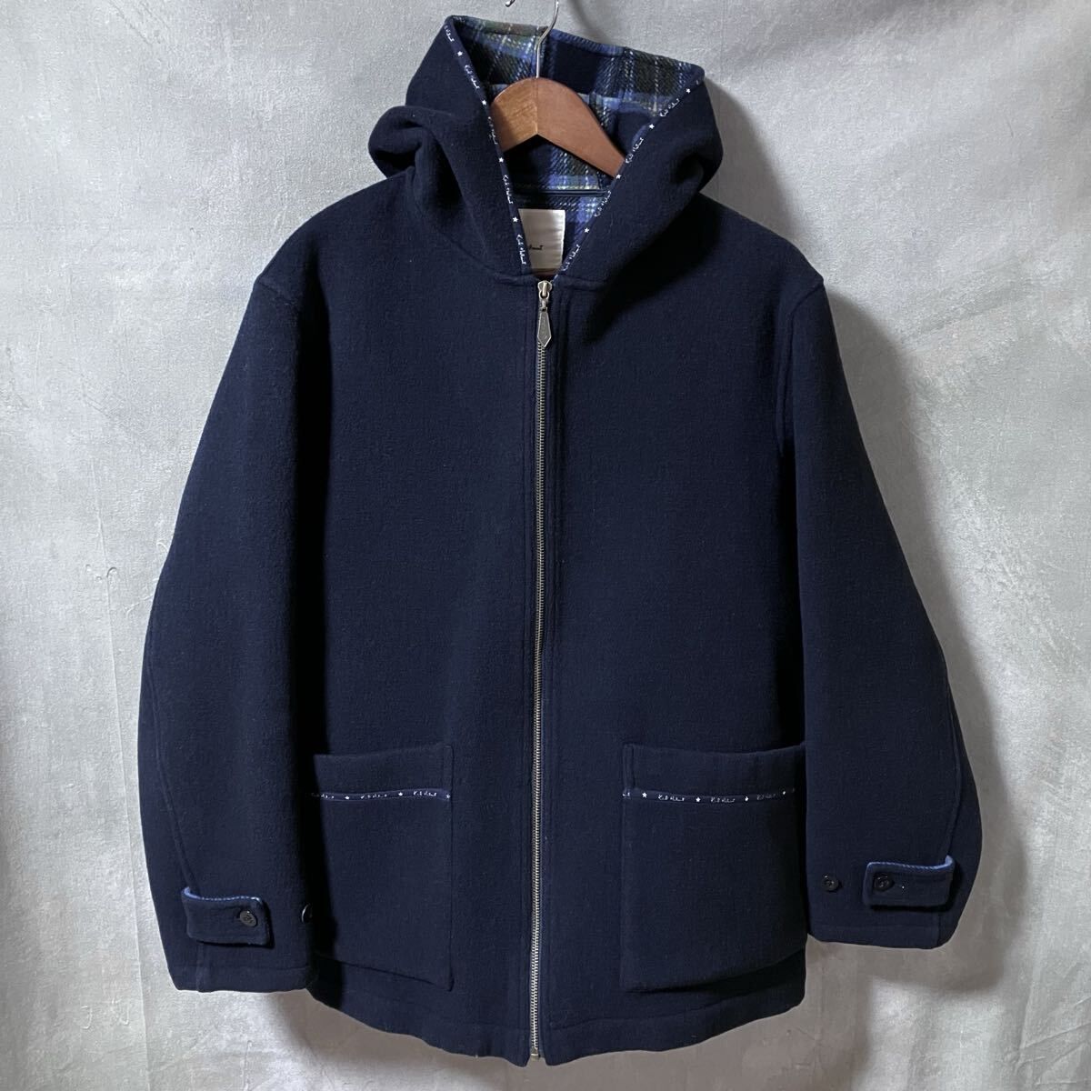 カールヘルムジャケットコート Karl Helmut カールヘルム ウール メルトン ダブルフェイス カデット