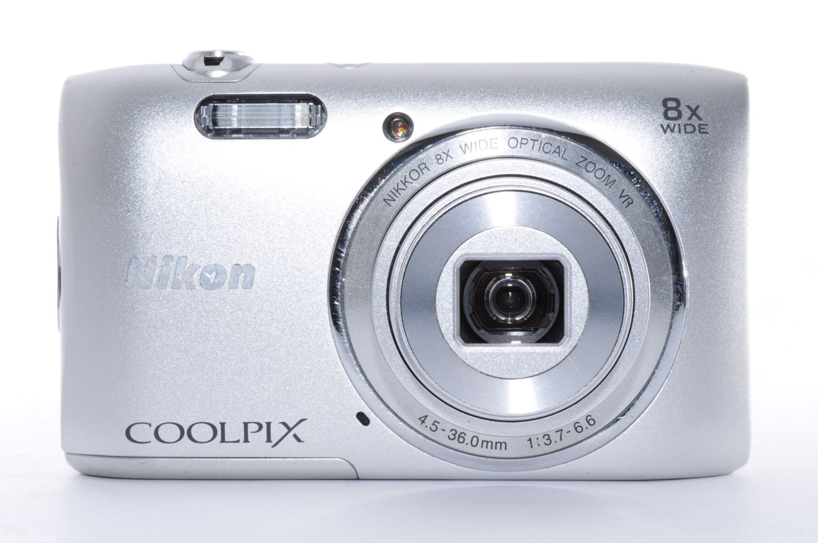 訳あり] Nikon COOLPIX S3600 DIGITAL Camera シルバー デジカメ