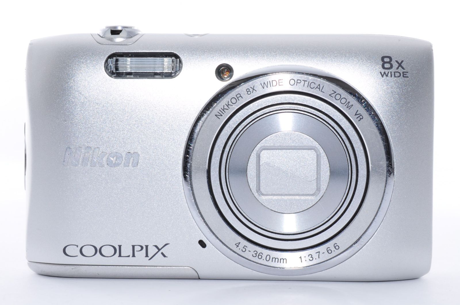 訳あり] Nikon COOLPIX S3600 DIGITAL Camera シルバー デジカメ