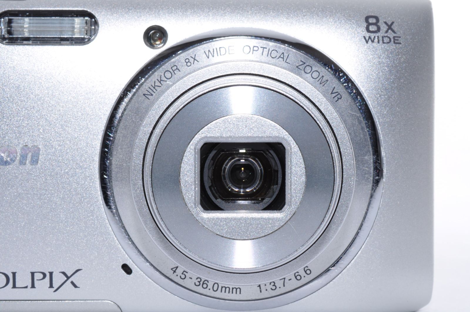 訳あり] Nikon COOLPIX S3600 DIGITAL Camera シルバー デジカメ