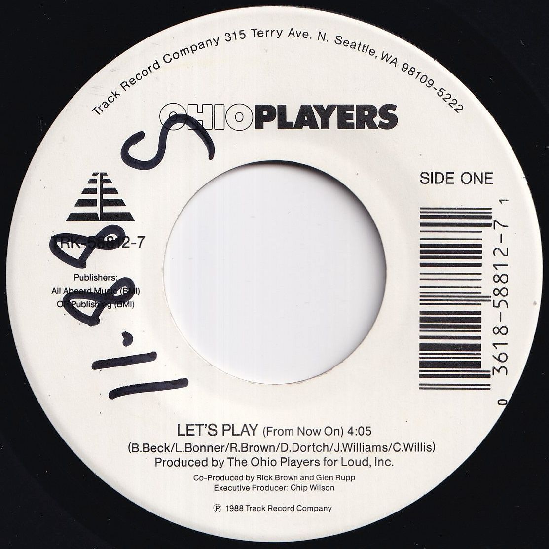 Ohio Players Let's Play / Show Off Track US TRK-58812 213795 SOUL
