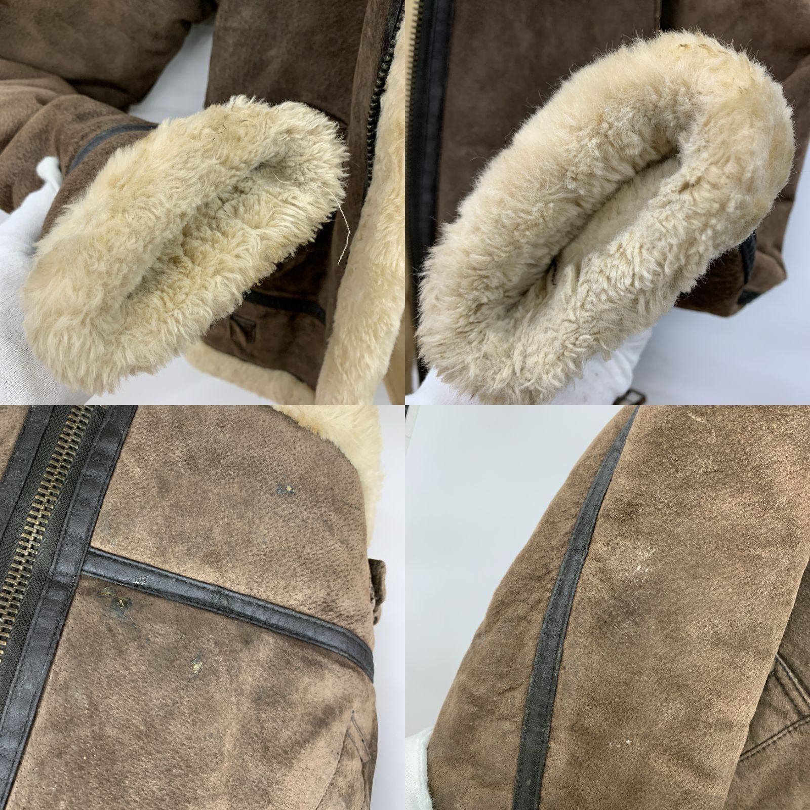 PhatFarm ファットファーム B-3 ムートンジャケット Sサイズ ブラウン