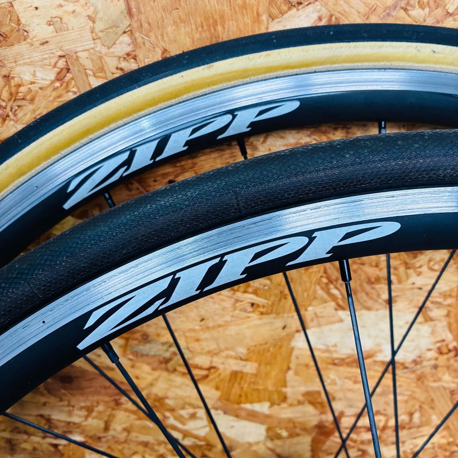 ZIPP 30 course チューブラー アルミ ホイール 前後 セット TU 700C