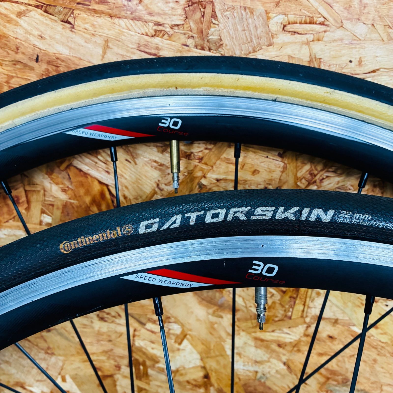 ZIPP 30 course チューブラー アルミ ホイール 前後 セット TU 700C