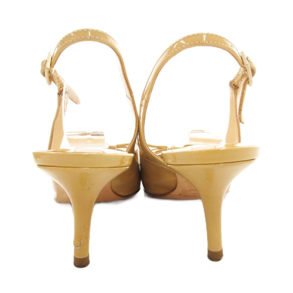 ジミーチュウ JIMMY CHOO バックストラップサンダル ミュール ヒール