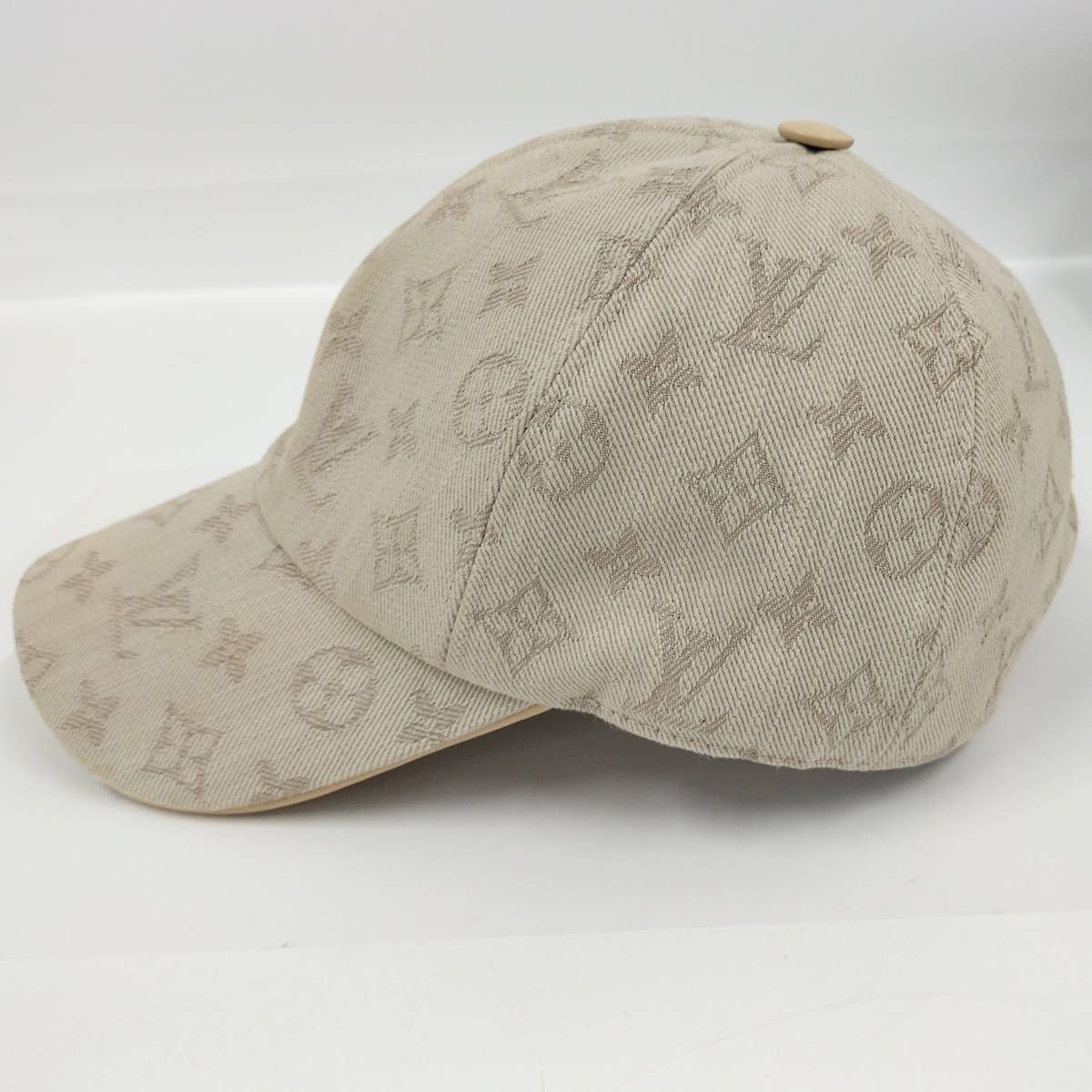 LOUIS VUITTON 帽子 ビーマイキャップ モノグラム キャンバス ベージュ LOUIS VUITTON 帽子 ビーマイキャップ モノグラム キャンバス ベージュ
