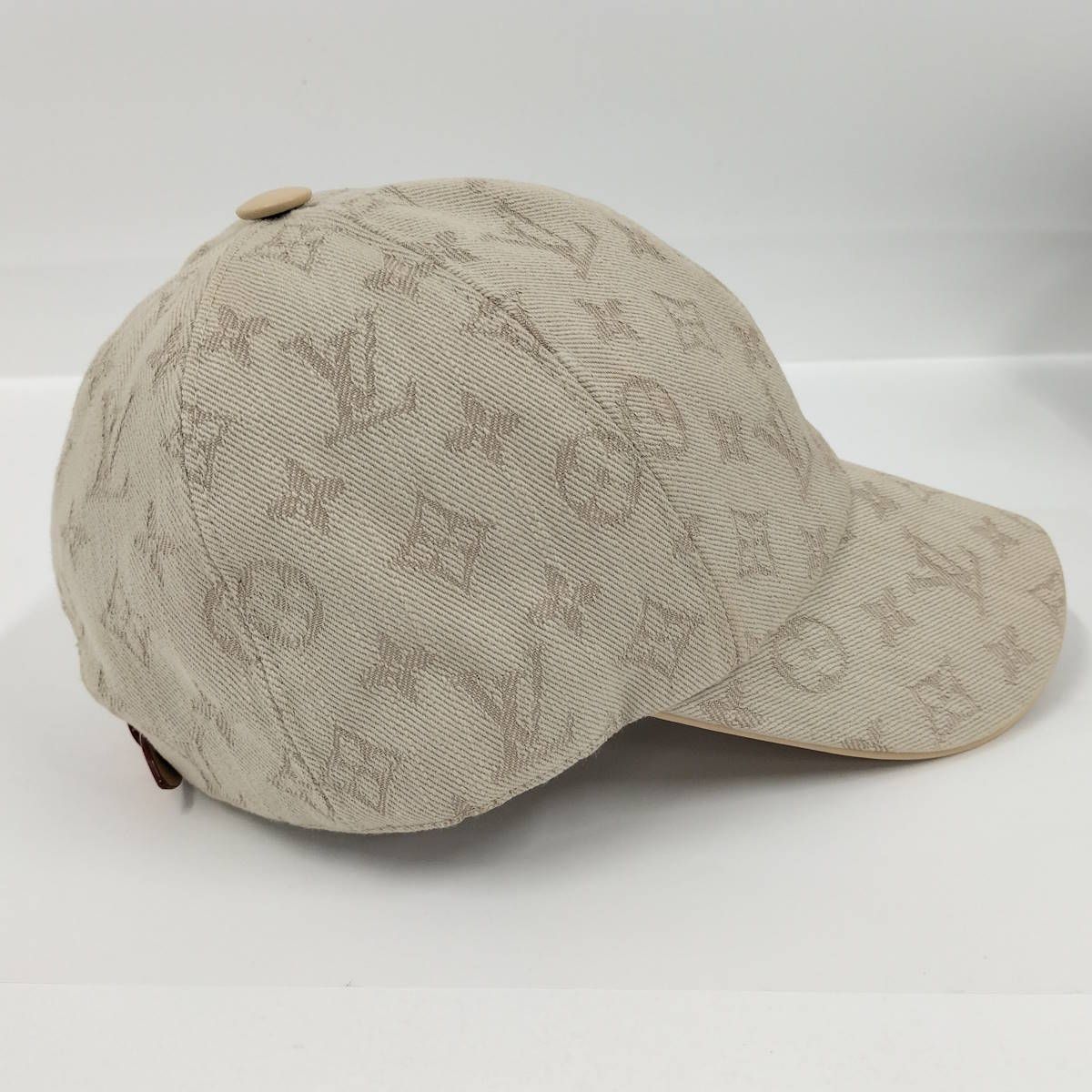 LOUIS VUITTON 帽子 ビーマイキャップ モノグラム キャンバス ベージュ LOUIS VUITTON 帽子 ビーマイキャップ モノグラム キャンバス ベージュ