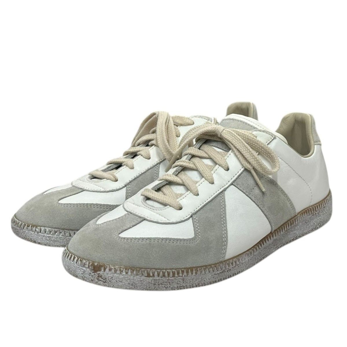 MAISON MARGIELA ペイント加工 ジャーマントレーナー レプリカ Maison Margiela Replica レプリカ ペイント加工 ジャーマントレーナー