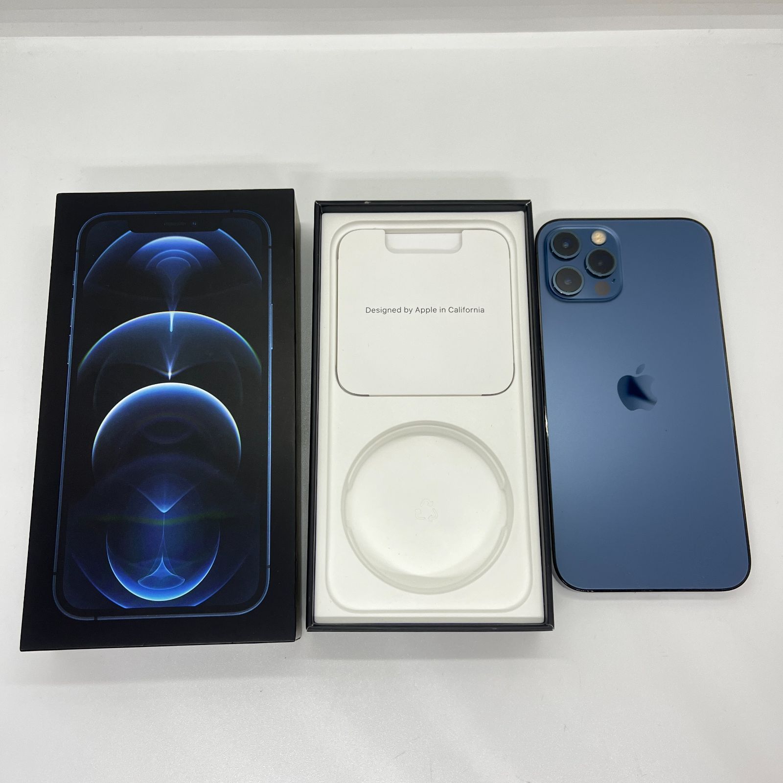 バッテリー新品】iPhone12Pro 512GB パシフィックブルー【SIMロック