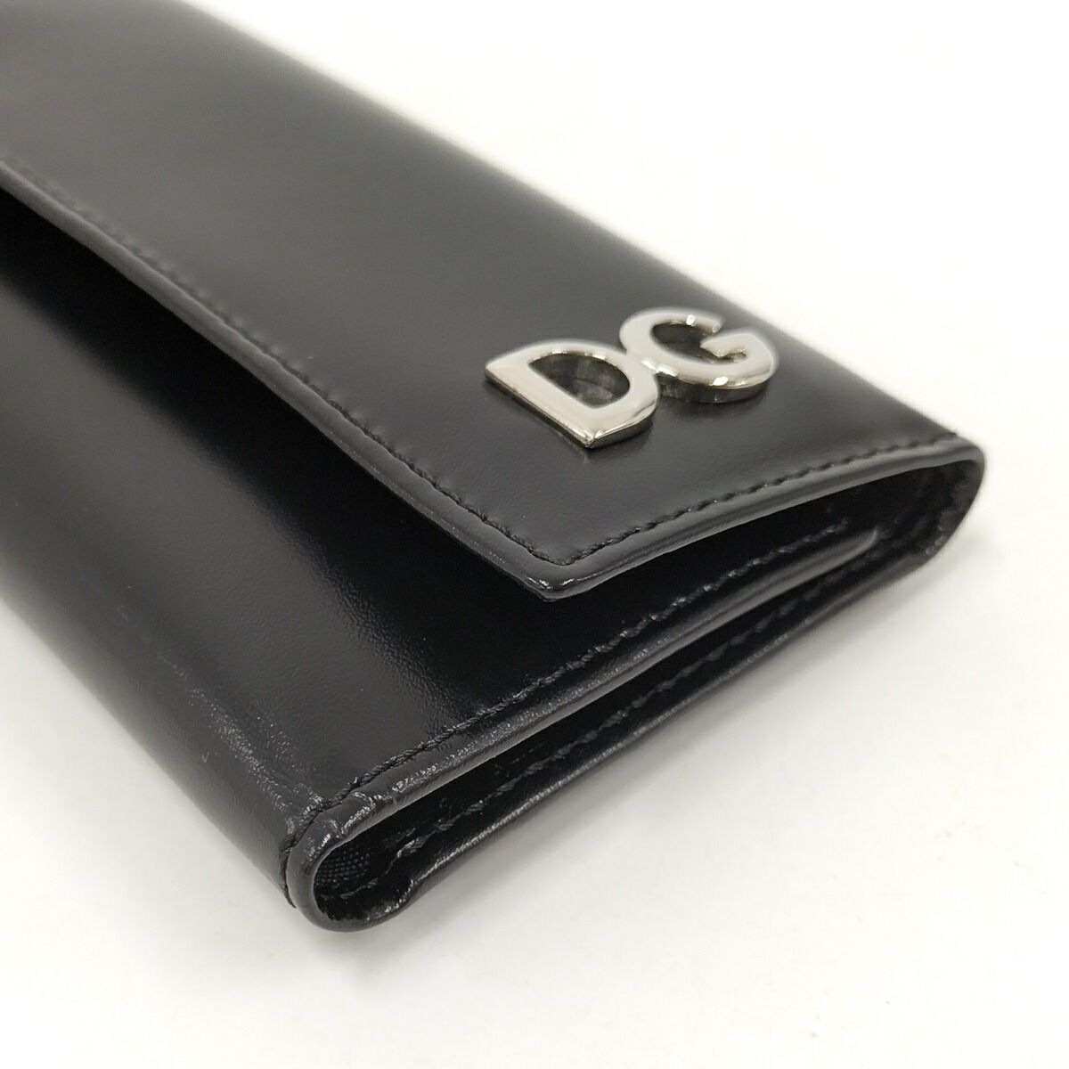 DOLCE&GABBANA 6連キーケース カーフスキン レザー ブラック - メルカリ