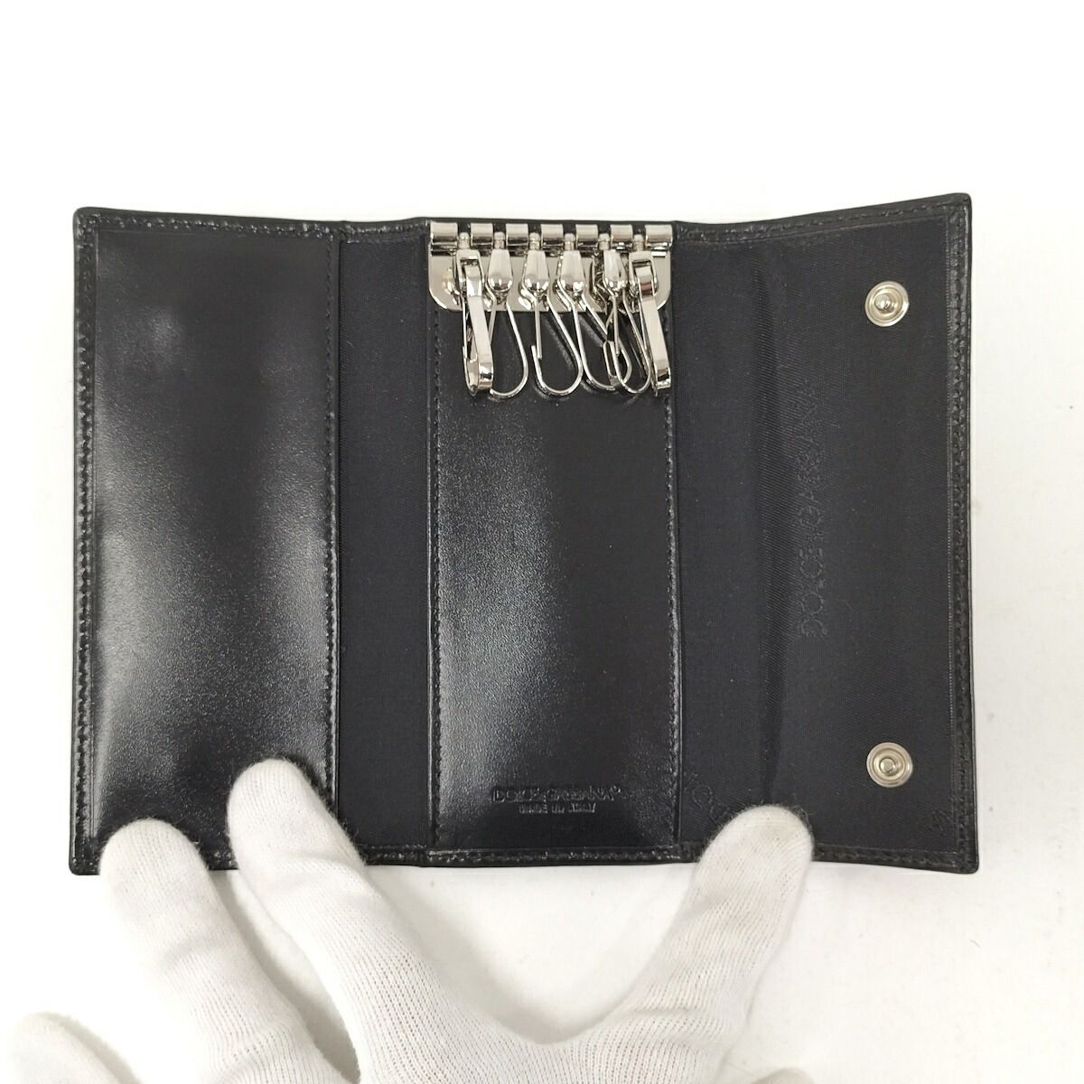 未使用 Dolce&Gabbana 6連キーケース ラウンドファスナー 未使用