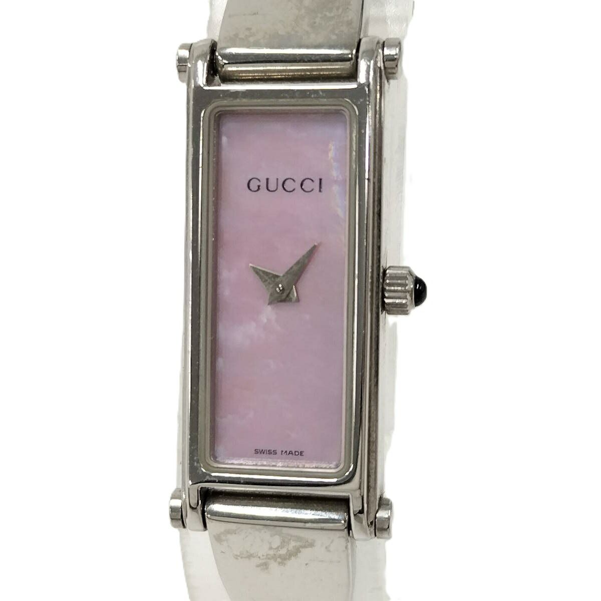 希少　GUCCI レディース 1400Ｌ　ピンク文字盤　新品未使用品 希少 GUCCI レディース 1400L ピンク文字盤 新品未使用品 希少 GUCCI