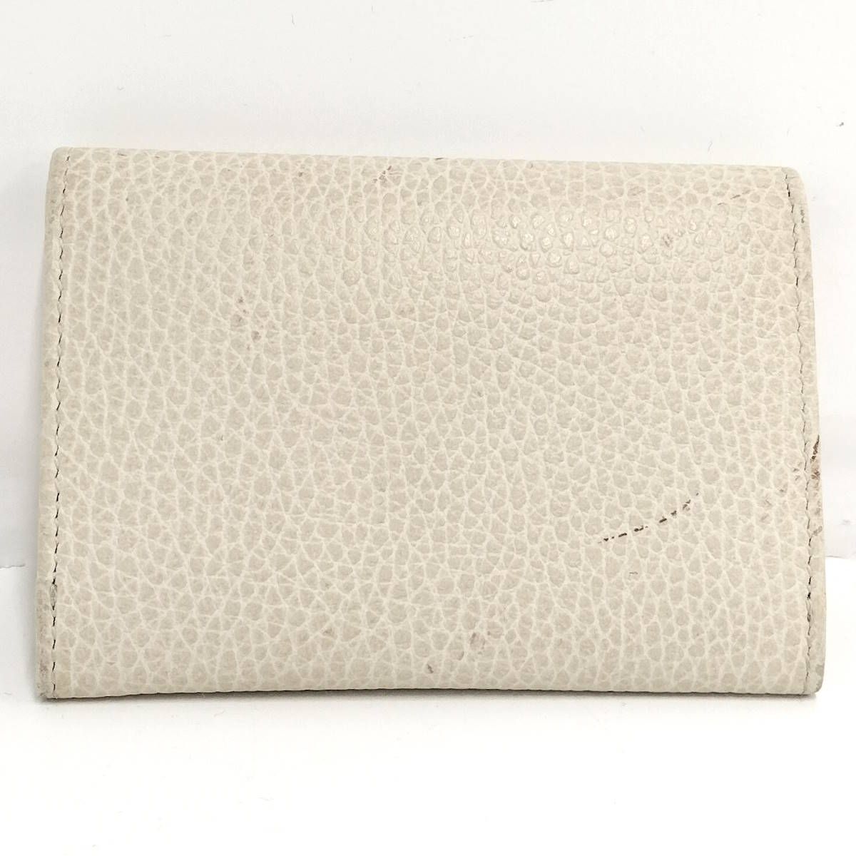 GUCCI カードケース 名刺入れ GGマーモント レザー アイボリー 474748