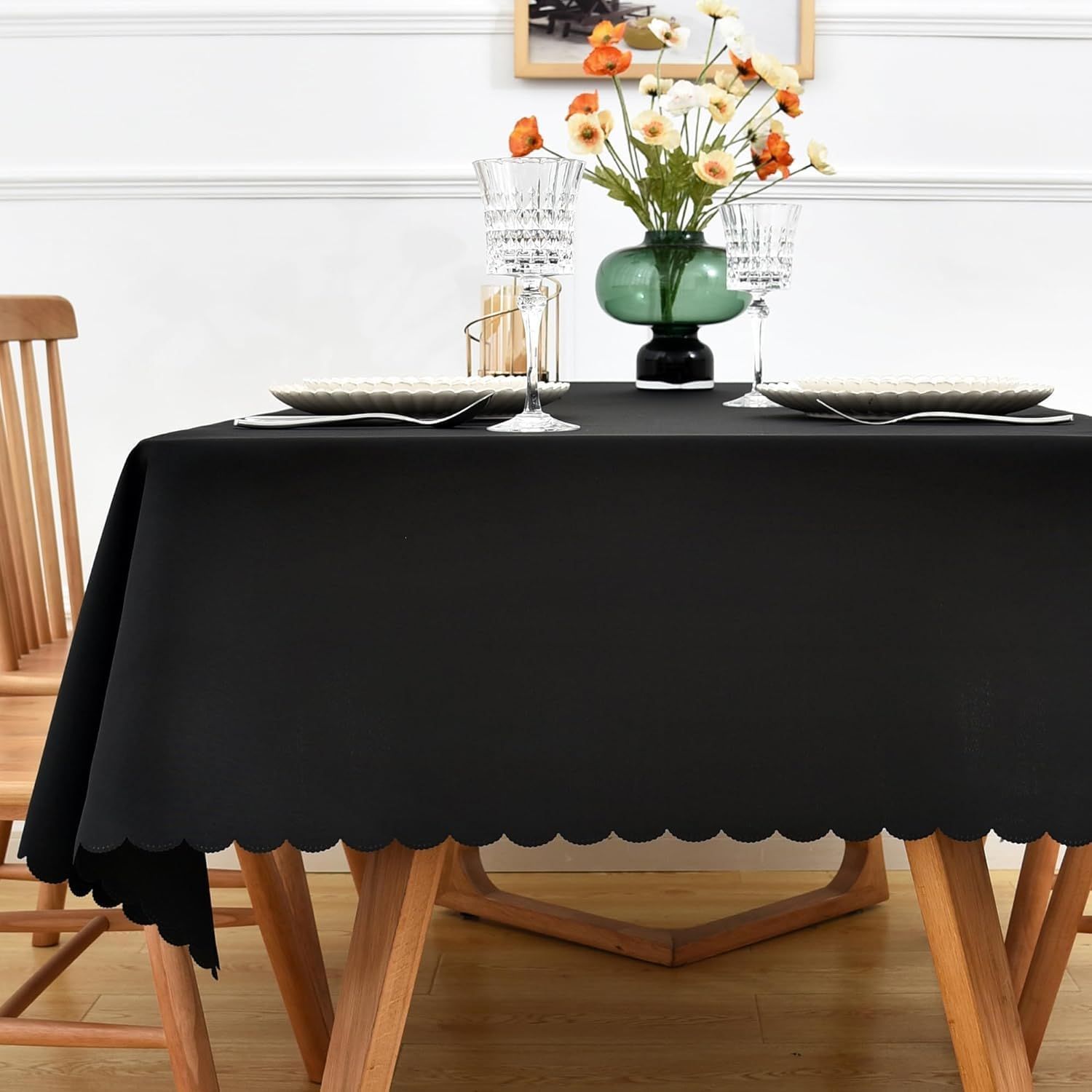 洗える ウォッシャブル 135×180cm 長方形 洗濯可 テーブルカバー 速乾