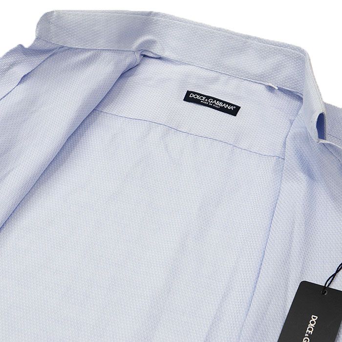 Dolce & Gabbana シルバー 長袖シャツ SALE【未使用】DOLCE&GABBANA ドルチェアンドガッバーナ 長袖シャツ