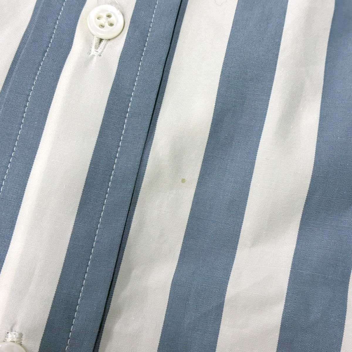 SCYE サイ 25AW ダブルドッキングストライプシャツ 1125-3305 ブルー