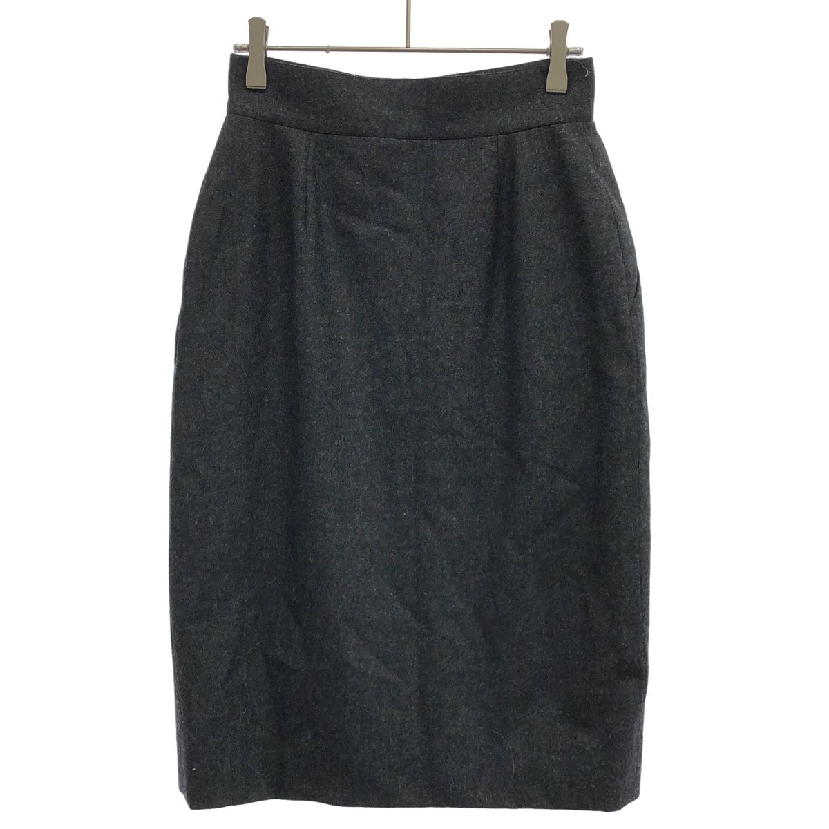 CHANEL シャネル オールド ウールスカート チャコールグレー 36 - メルカリ