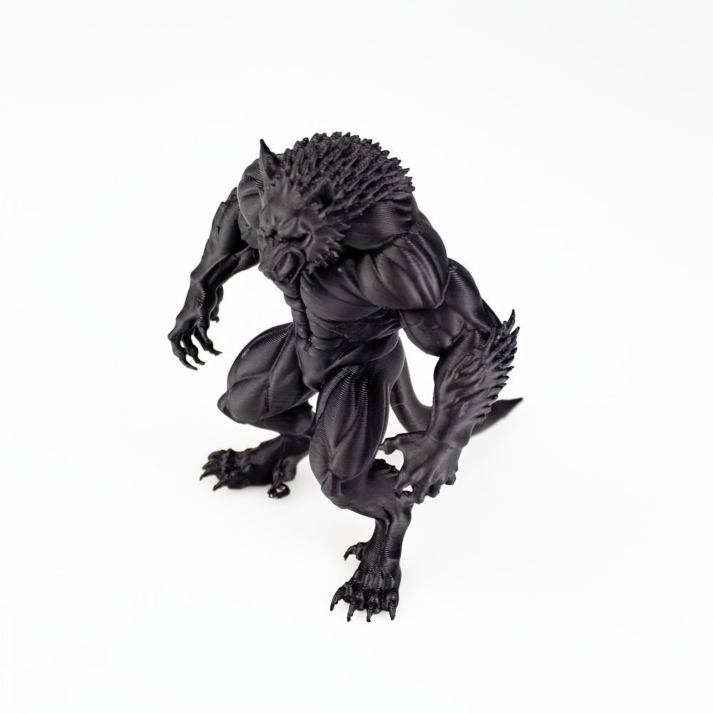 フィギュア オオカミ男 8.5cm ウルフ 狼 化け物 モンスター ミニチュア