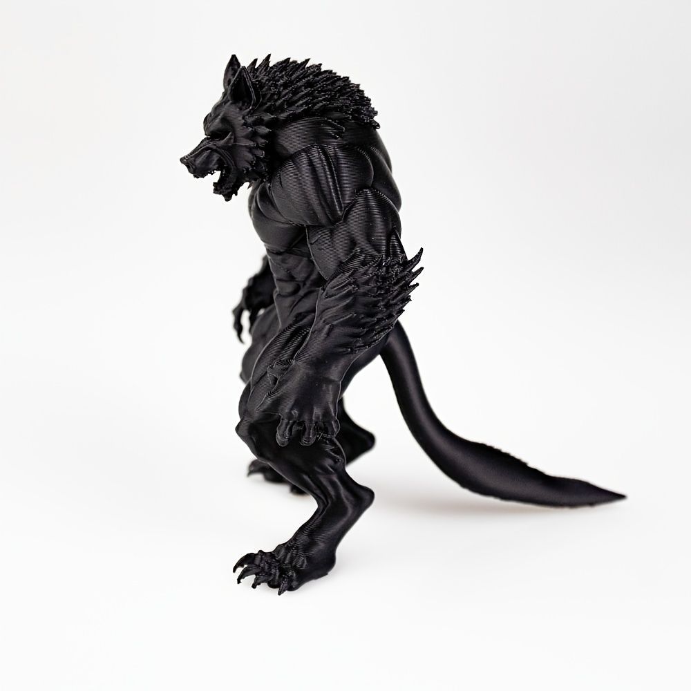 フィギュア オオカミ男 8.5cm ウルフ 狼 化け物 モンスター ミニチュア