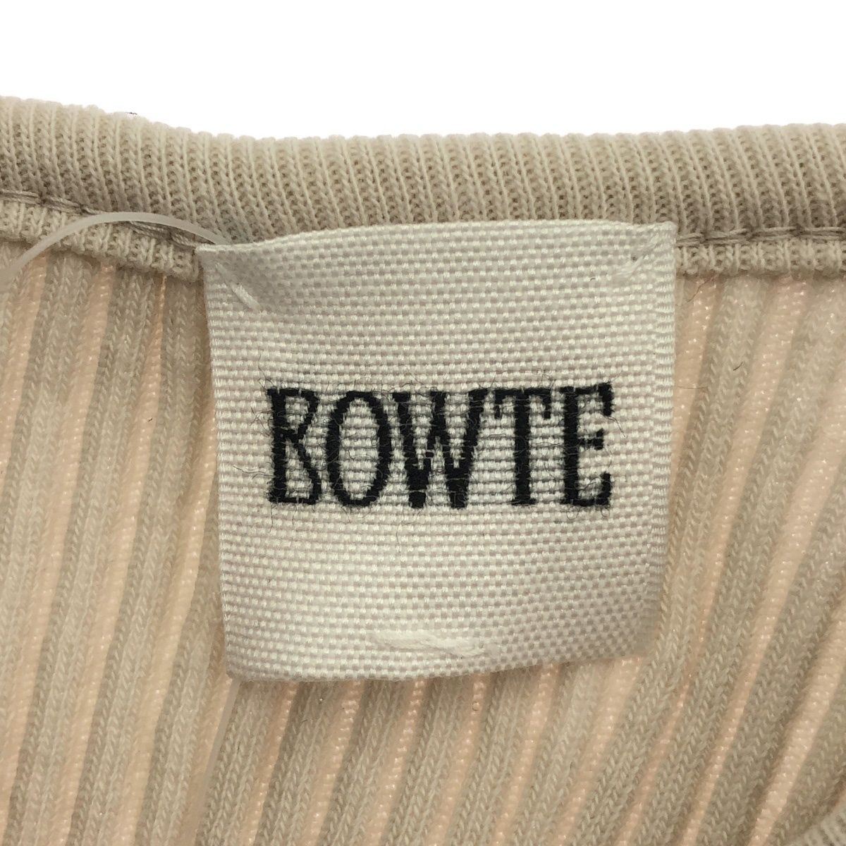BOWTE バウト 23AW TEREKO LONG SLEEVE テレコ ロングスリーブTシャツ