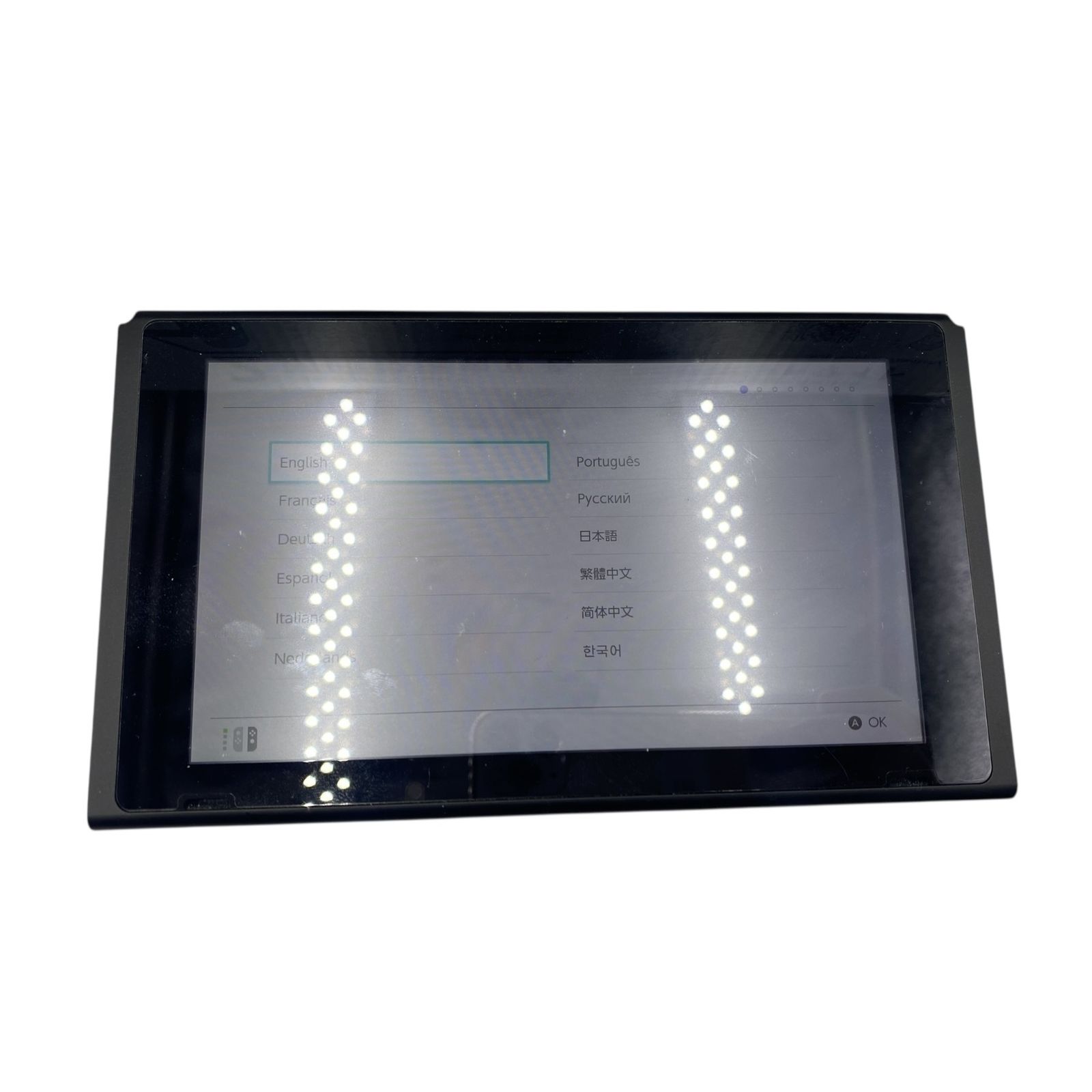 □Nintendo Switch 本体 グレー 初期化済 動作確認済 付属品一式 使用