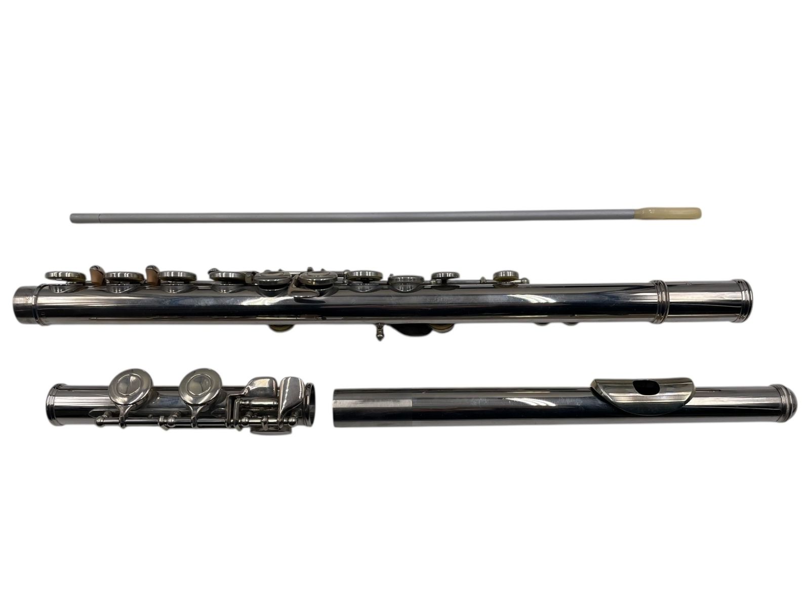 □美品 YAMAHA フルート YFL-23 ケース クリーニングロッド付 接続部