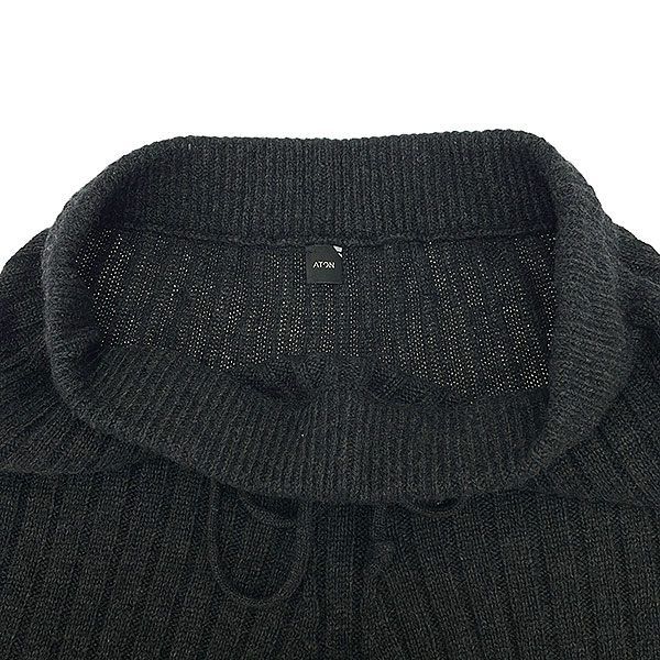 ATON エイトン CASHMERE WOOL WIDE EASY PANT カシミヤウールイージー  