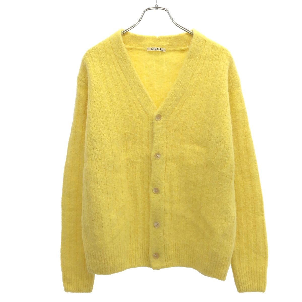 AURALEE オーラリー SAMPLE/21AW BABY ALPACA WOOL RIB KNIT CARDIGAN