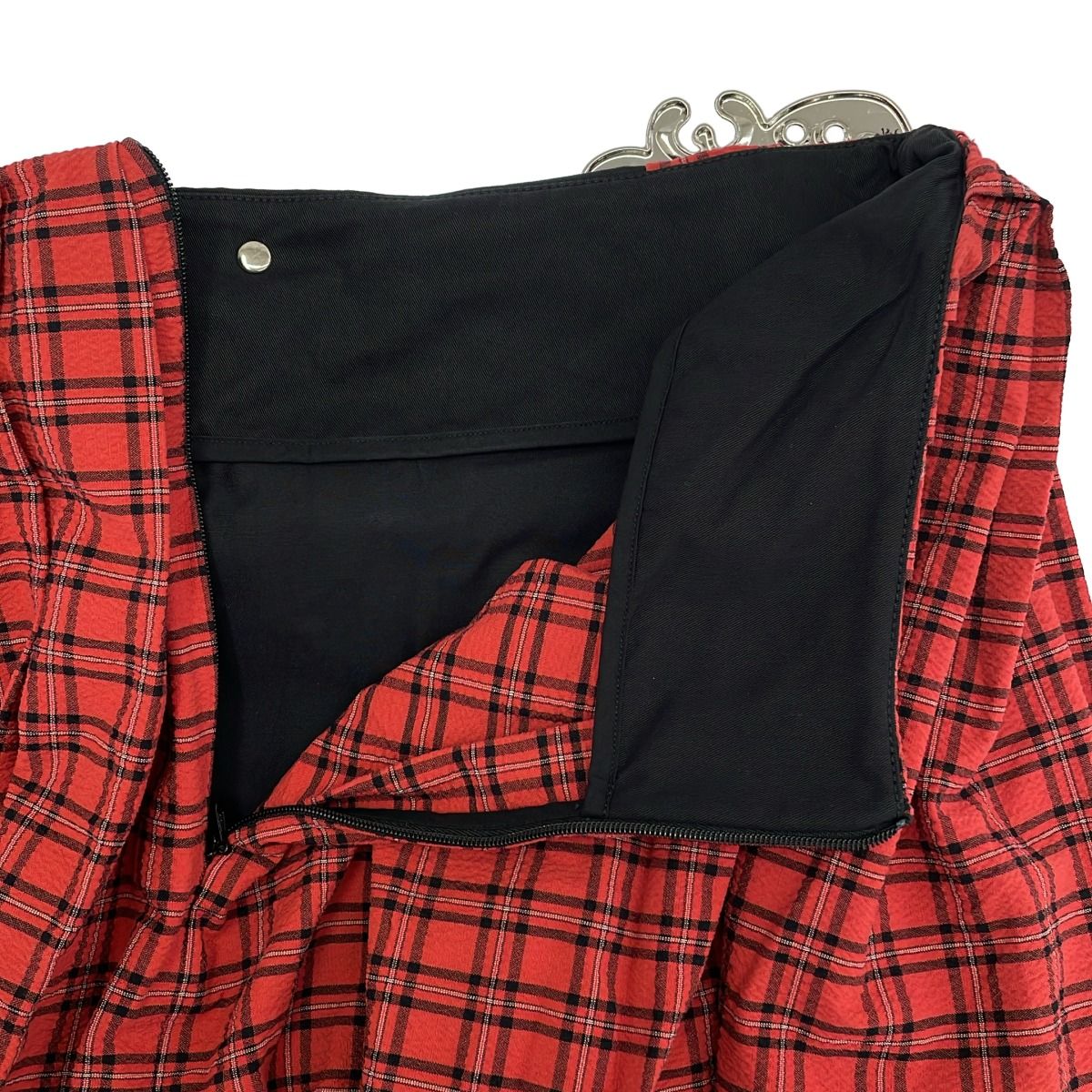 CHOPOVA LOWENA チョポヴァ・ロウェナ 24AW レザーベルテッドチェック 