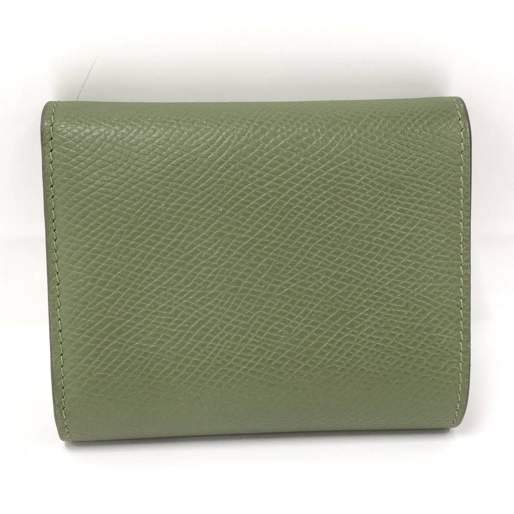 CELINE スモールトリフォールドウォレット グリーン　三つ折り財布　財布 CELINE スモール トリフォールド ウォレット 三つ折り財布 コンパクト