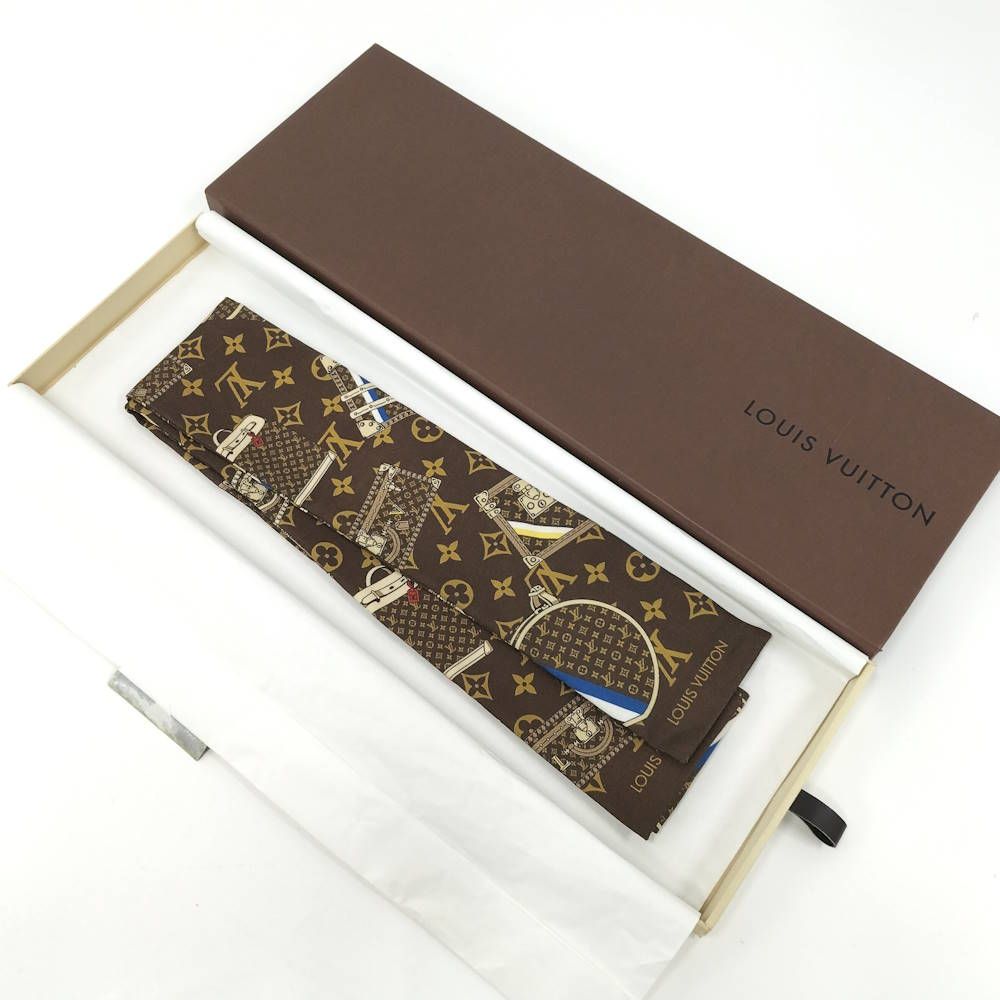 LOUIS VUITTON バンドーモノグラム スカーフ トランク柄 M72395 - メルカリ