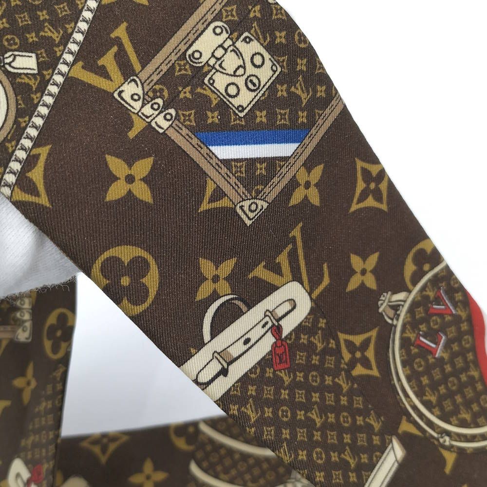 LOUIS VUITTON バンドーモノグラム スカーフ トランク柄 M72395 - メルカリ