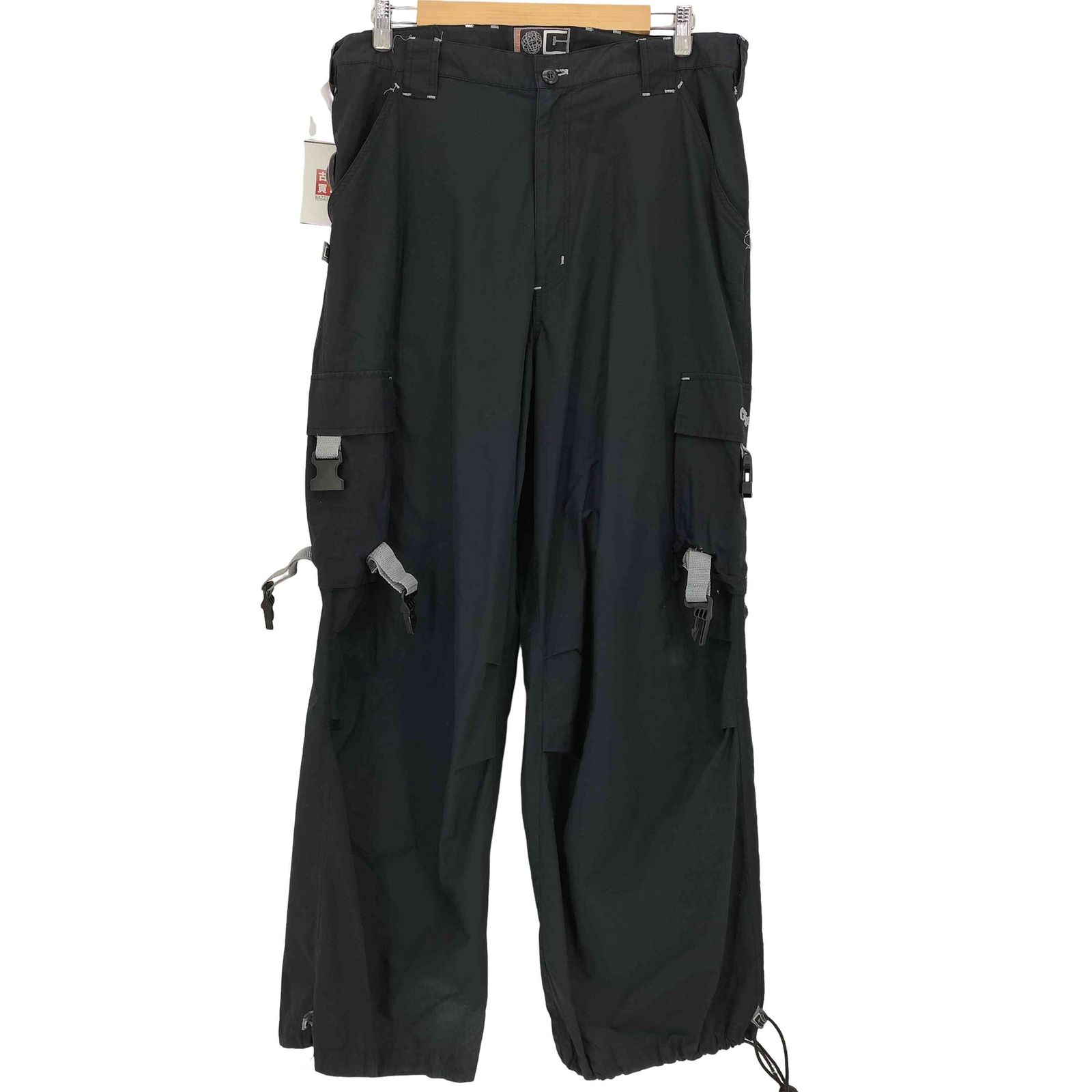 ロシア製 00s UTILITY ナイロン ギミック カーゴ パンツ ユーズドフルギ USED古着 Caffeine 90-00s Y2K ロシア製 コットン