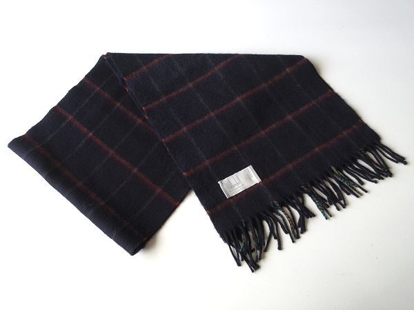 希少 ビンテージ スコットランド製 dunhill ダンヒル カシミヤ100