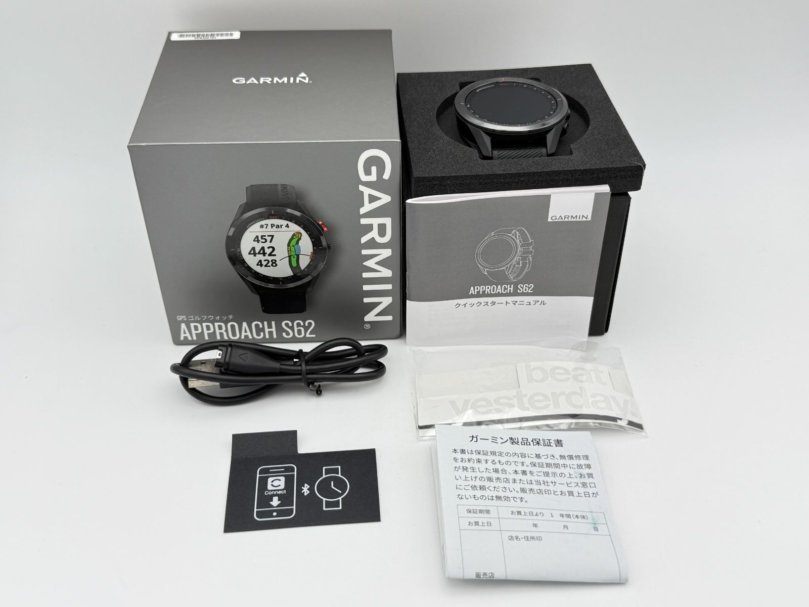 GARMIN Approach S62 オマケ付 ブラック ガーミン アプローチ ゴルフ