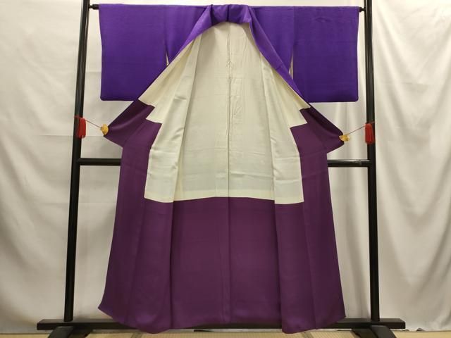 専用です☆アンティーク紫百花繚乱の着物と長襦袢 専用です
