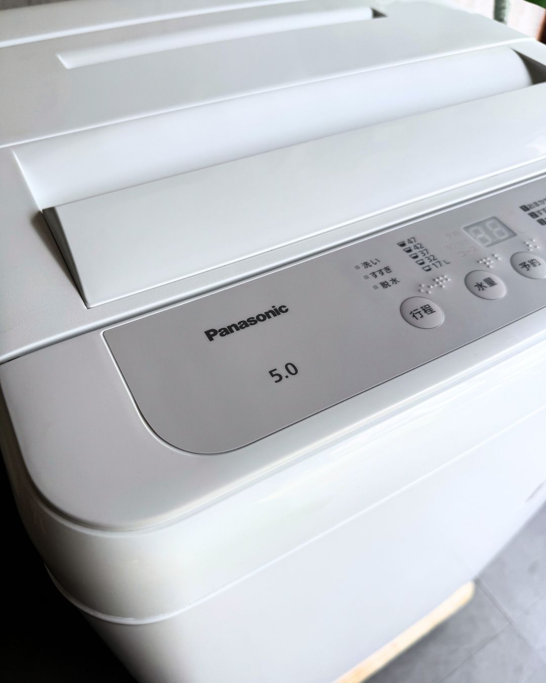設置まで✨ Panasonic 一人暮らし洗濯機 5kg✨ 2024年製⭕️ - メルカリ