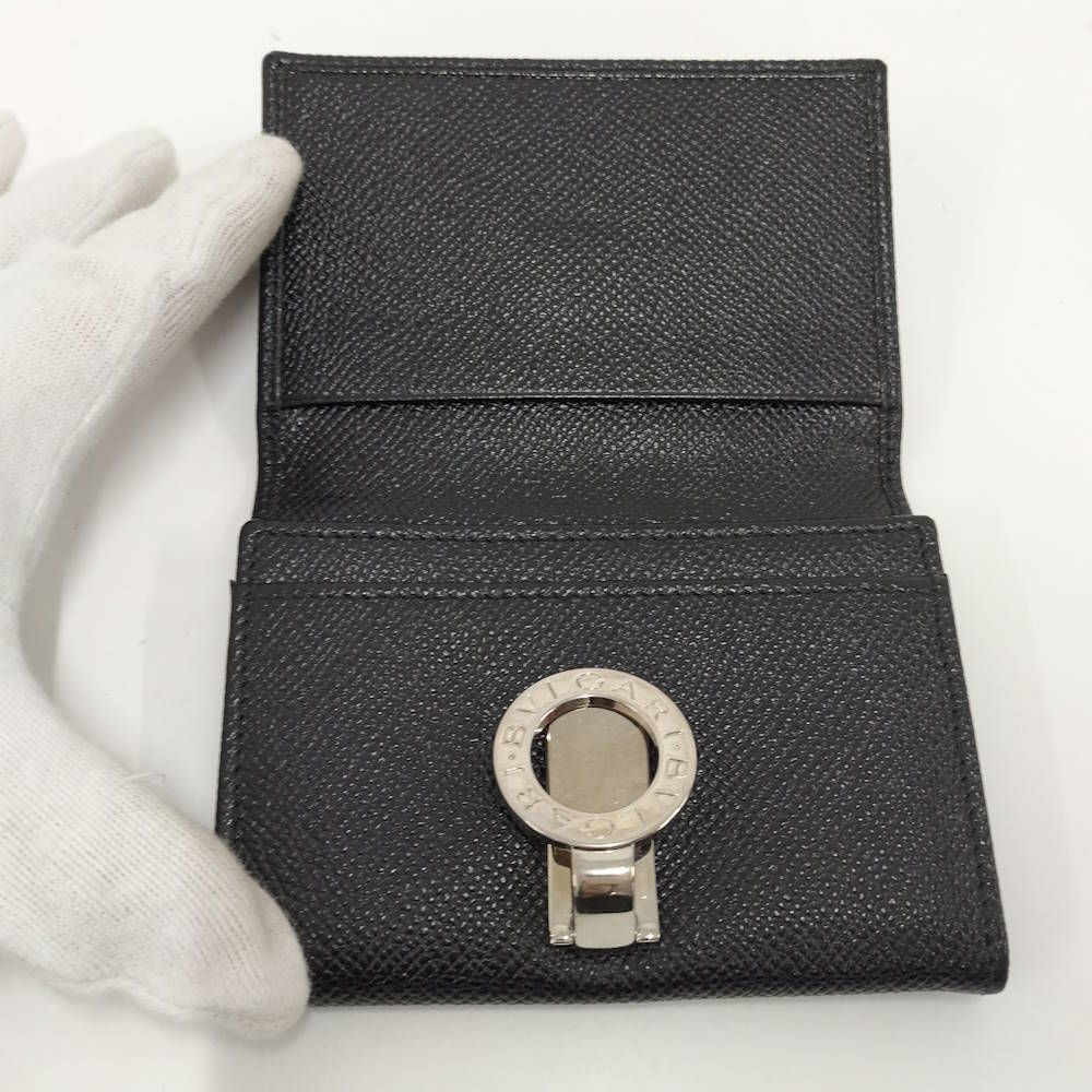 BVLGARI カードケース 名刺入れ レザー ブラック 30420 - メルカリ